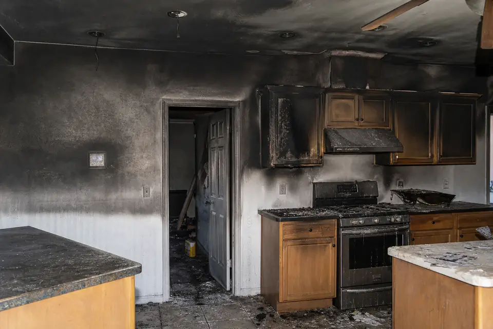 Before: Smoke & soot